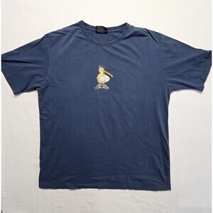 Vintage Global Culture Shirt Game On Kiwi Rugby XL Blue Graphic Tee